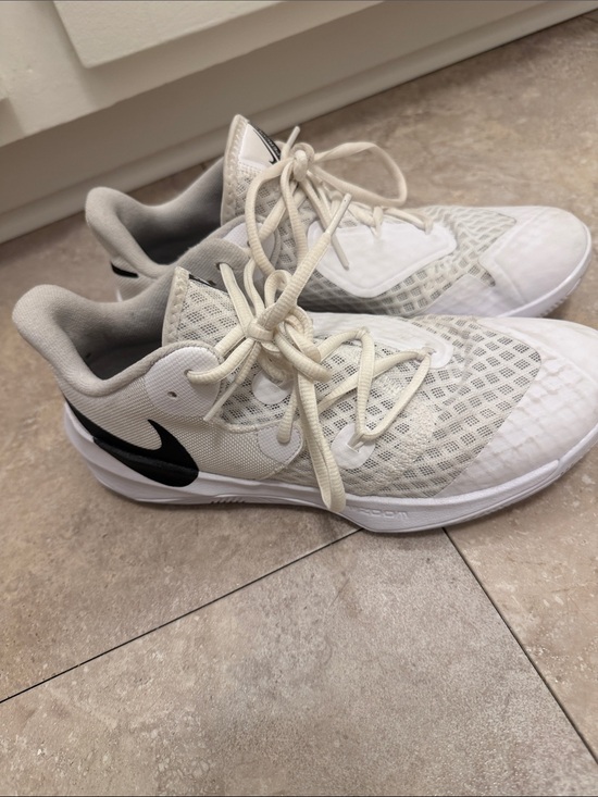 Nike Shoes - Nike White and Black Mesh Training Sneakers